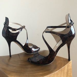 L.K. Bennett Serena Strappy Sandal Heels - 7